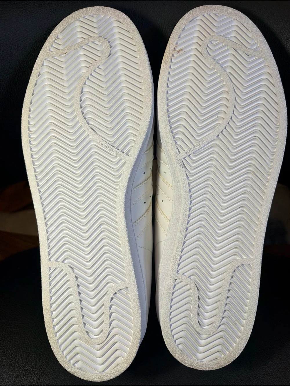 adidas White High-Top Shell Toe Sneakers